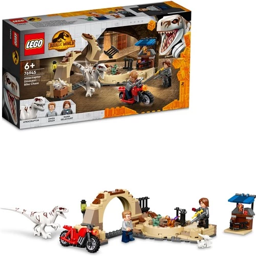 LEGO Jurassic World 76945 Atrociraptor Dinosaur: Bike Chase ürün görseli 1
