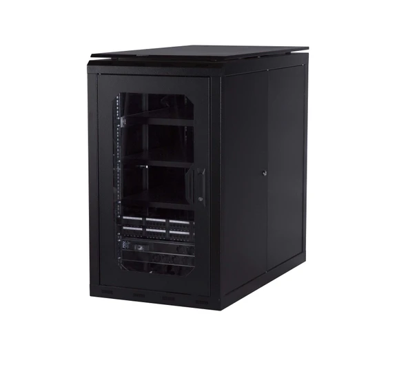 ULUSAL ULS20U60100 20U 600X1000 Server Dikili Tip Kabinet Tekerlek Takımı Dahil ürün görseli 1