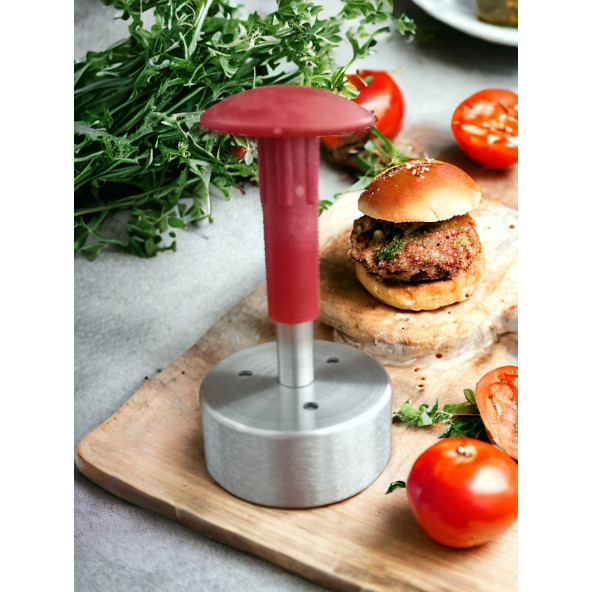10 cm Hamburger Köfte Presi Basma Şekillendirme Aparatı 60-90 gr ürün görseli 1