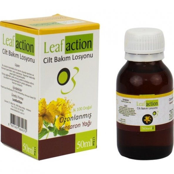 Leaf Action Ozon Yağı Ozonlanmış Kantaron Yağı 50 ml ürün görseli 1