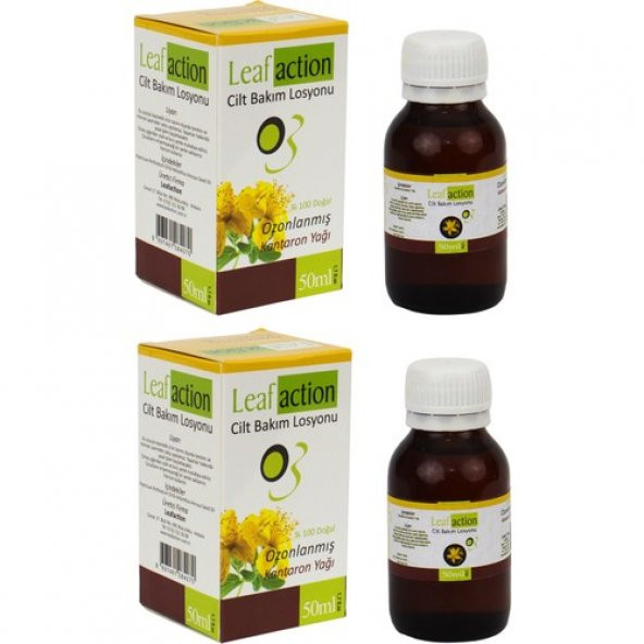 Leaf Action Ozon Yağı Ozonlanmış Kantaron Yağı 50 ml - Resim 5