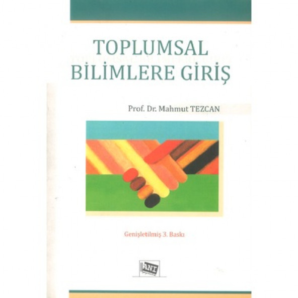 Toplumsal Bilimlere Giriş Mahmut Tezcan ürün görseli 1
