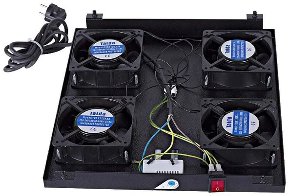 ULUSAL ULSFAN4 4lü Analog Termostatlı Fan Modülü ürün görseli 1