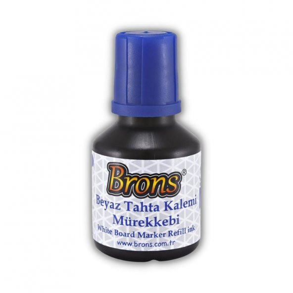Yazı Tahta Kalem Mürekkebi Mavi 30 ml 1 Adet Brons Tahta Kalemi Mürekkebi 1 Adet ürün görseli 1