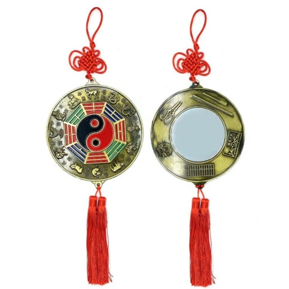 Çin Feng Shui Bagua Ayna Yuvarlak 14 x 40 cm ürün görseli 1