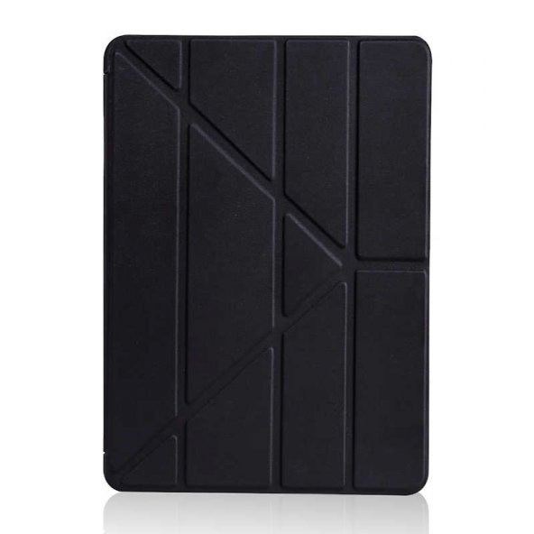 Apple iPad 10.2 (9.Nesil) Kılıf Tri Folding With Pen Hold Standlı Kalemlikli Kapaklı Origami Kılıf ürün görseli 1