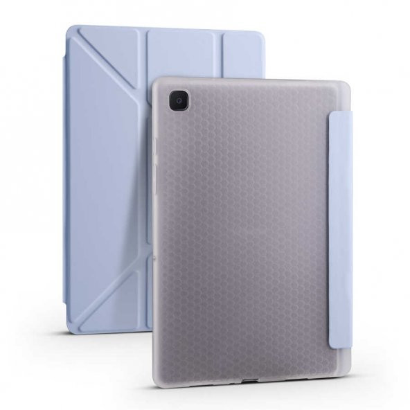 Samsung Galaxy Tab A7 10.4 T500 2020 Kılıf Zore Tri Folding Smart With Pen Standlı Kılıf ürün görseli 1