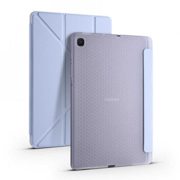 Samsung Galaxy Tab S6 Lite P610 Kılıf Zore Tri Folding Smart With Pen Standlı Kılıf ürün görseli 1