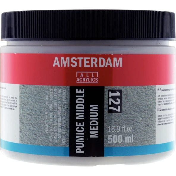 AMSTERDAM PUMICE MIDDLE MEDIUM 127 500ML (SÜNGERTAŞI GRENLİ) ürün görseli 1