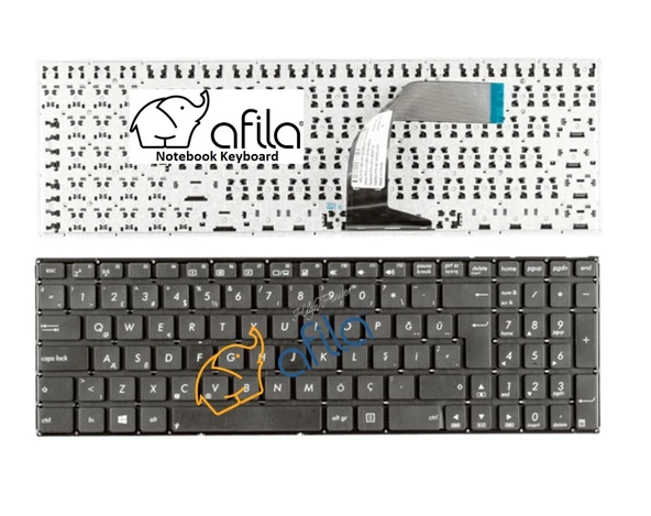 Asus P550LC P550Ld P550Ldv P550Ln Notebook Klavyesi (Siyah TR) ürün görseli 1