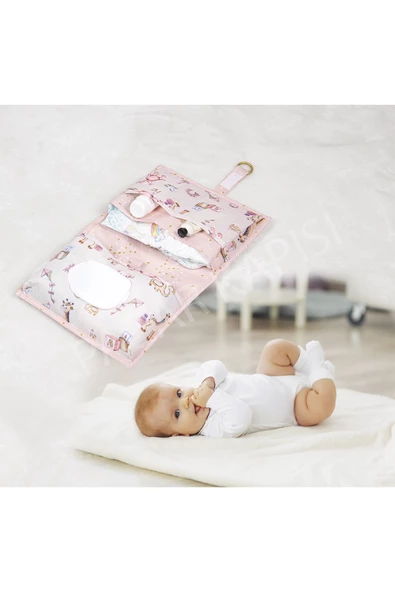 Baby Alt Bakım Çantası - Bebek Alt Bakım Çantası Pembe ürün görseli 1