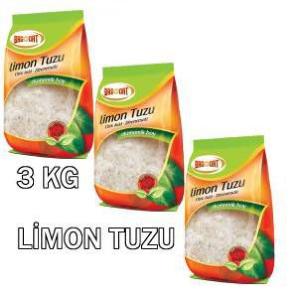 Bağdat Baharat Limon Tuzu Parça 3 Kg Ekonomik Boy (Yeni tarihli) ürün görseli 1