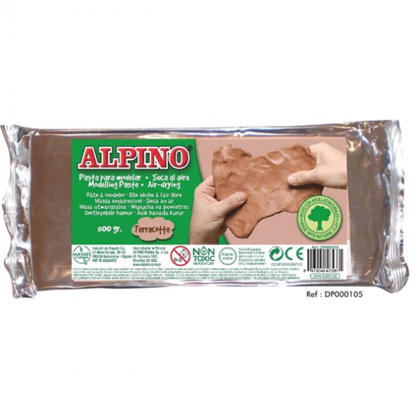 Alpino Seramik Hamuru 500 GR Kahverengi DP000105 ürün görseli 1