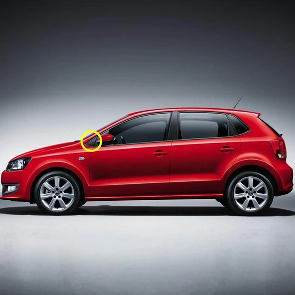 VW Polo 2010-2017 Sol Dış Dikiz Aynası Önü Üçgen Plastik 6R0853273A ürün görseli 1