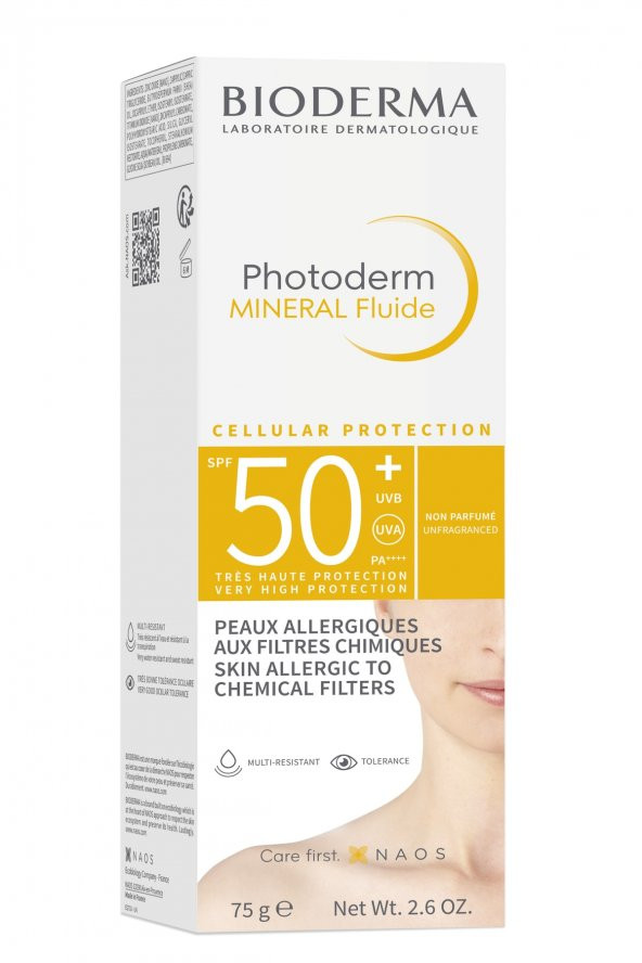 Bioderma Photoderm Mineral Fluide SPF50 75 ml ürün görseli 1