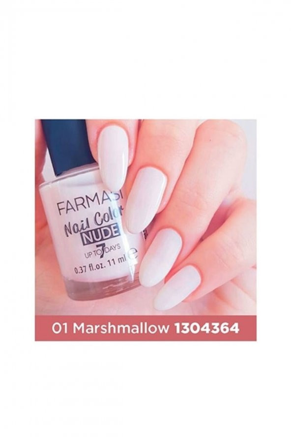 Farmasi Nude Oje 01 Marshmallow - Resim 2