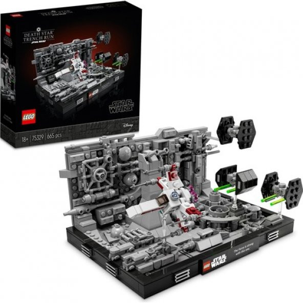 LEGO Lego® Star Wars™ Ölüm Yıldızı Hendek Akını Diyoraması 75329 - Yetişkinler Için Koleksiyonluk Sergileme Modeli Yapım Seti (665 Parça) ürün görseli 1
