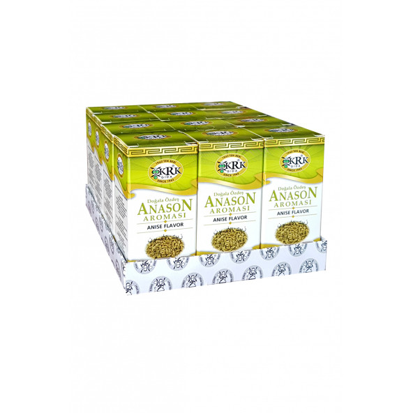 12 Adet Krk Gıda Anason Aroması 12 Adet x 20 ML ürün görseli 1