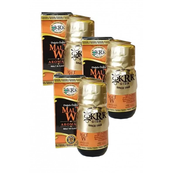 3 Adet Krk Malt Aroması 20 cc Doğa ile Özdeş Malt W Aroması Meşe Aroması ürün görseli 1