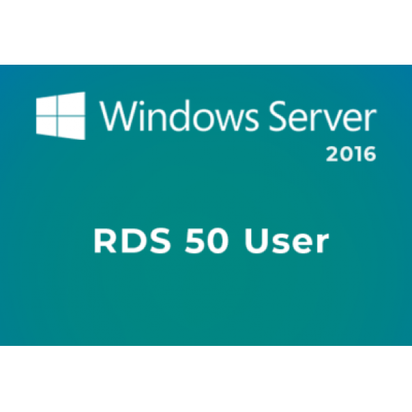 Windows Server 2016 RDS 50 User Lisans ürün görseli 1