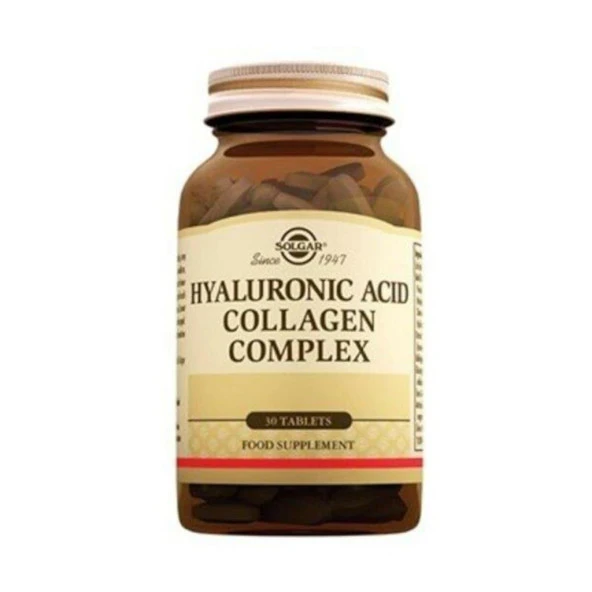 Solgar Hyaluronic Acid Collagen Complex 30 Tablet 033984014176 ürün görseli 1