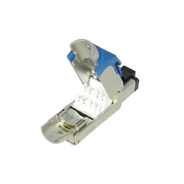 Cat. 8 RJ45 Endüstriyel Tip IP20 STP Konnektör ürün görseli 1