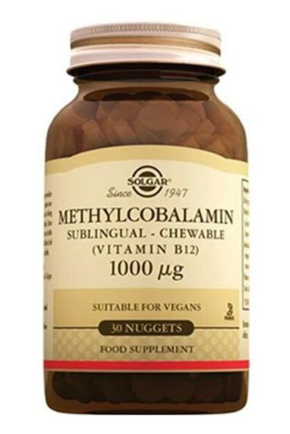 Solgar Methylcobalamin 1000 mcg 30 Tablet ürün görseli 1