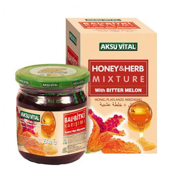 Aksu vital Kudret Narlı Ballı Macun 230 gr ürün görseli 1