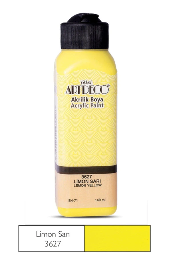 Artdeco Akrilik Boya 140 ML Limon Sarı Akrilik Boya ürün görseli 1