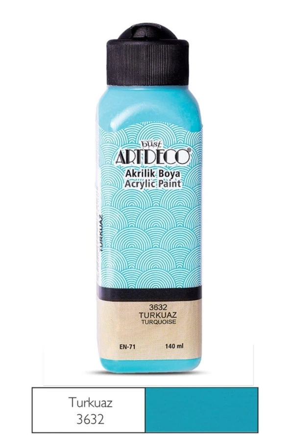 Artdeco Akrilik Boya 140 ML Turkuaz Akrilik Boya ürün görseli 1