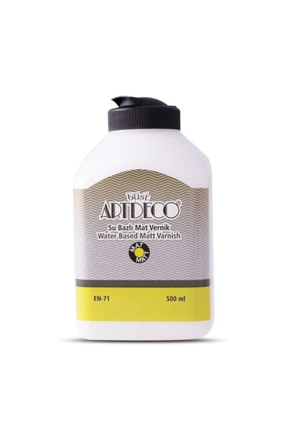 Artdeco Vernik Su Bazlı Mat 500 ML Mat Su Bazlı Vernik ürün görseli 1