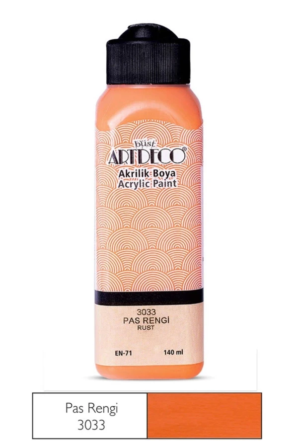 Artdeco Akrilik Boya 140 ML Pas Rengi 070R-3033 ürün görseli 1