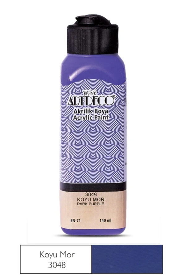 Artdeco Akrilik Boya 140 ML Koyu Mor Akrilik Boya ürün görseli 1