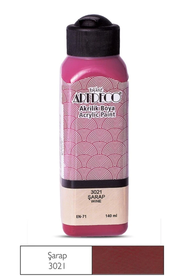 Artdeco Akrilik Boya 140 ML Şarap Akrilik Boya ürün görseli 1