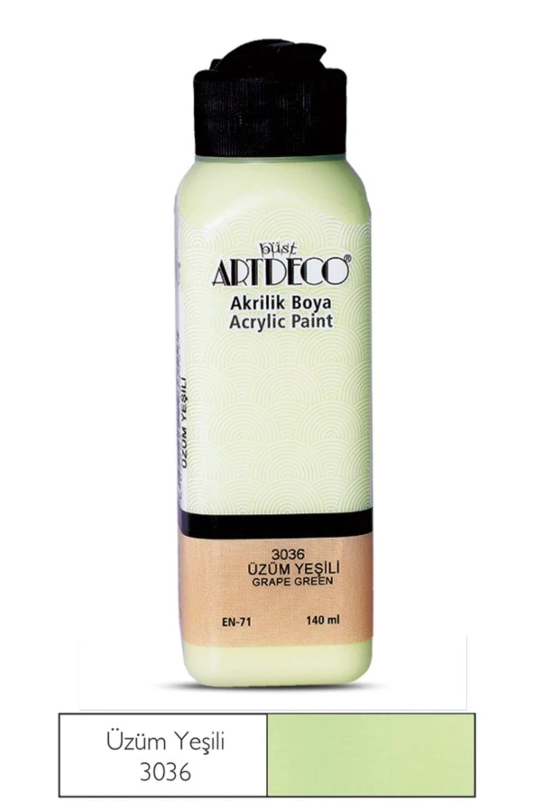Artdeco Akrilik Boya 140 ML Üzüm Yeşili Akrilik Boya ürün görseli 1