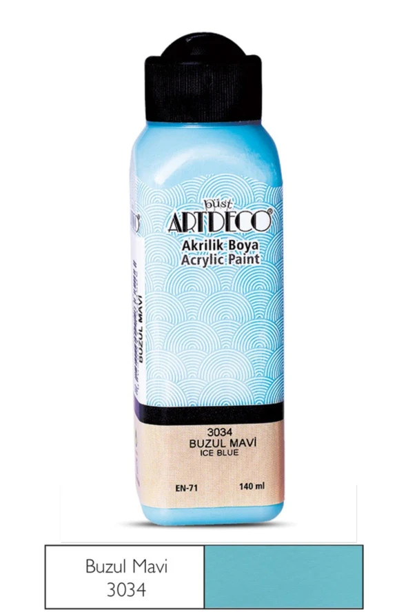 Artdeco Akrilik Boya 140 ML Buzul Mavi Akrilik Boya ürün görseli 1