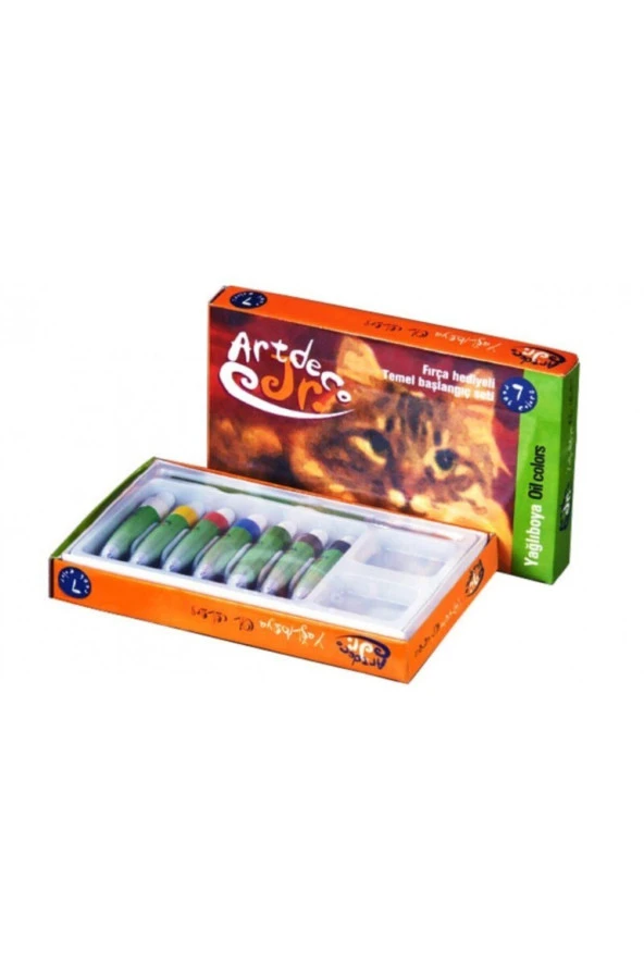 Artdeco Yağlı Boya JR 8 ML 7 Renk Yağlı Boya 7 x 8 ML ürün görseli 1
