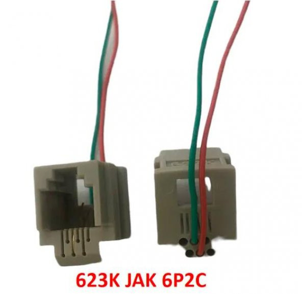 6P/2C RJ11 623K Dişi Telefon Soketi ürün görseli 1