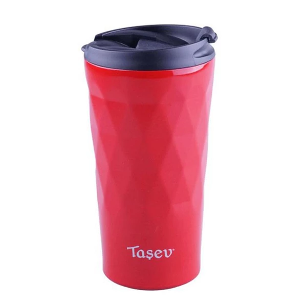 Taşev  Pira Bardak Termos Kırmızı 350 ml ürün görseli 1