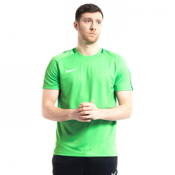 Nike Dry Academy Erkek Yeşil Futbol Tişört ürün görseli 1