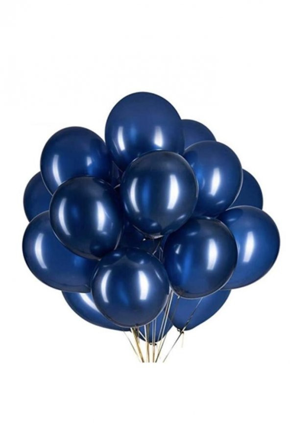 Beysüs 10 Adet Gece Mavisi Pastel Balon ürün görseli 1