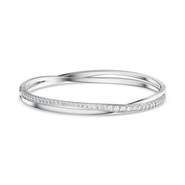 5565210 Swarovski Bilezik Twıst-Bangle Rows Czwh-Rhs M ürün görseli 1