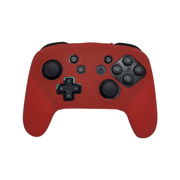 YUES Switch Pro Controller Joystick Silikon Koruyucu Kılıf Kırmızı ürün görseli 1