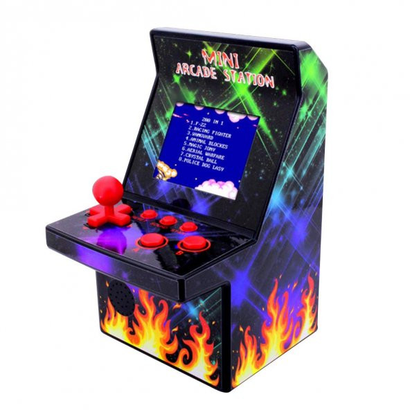 YUES Mini Arcade Atari 200 Oyunlu Nostalji Oyun Konsolu ürün görseli 1