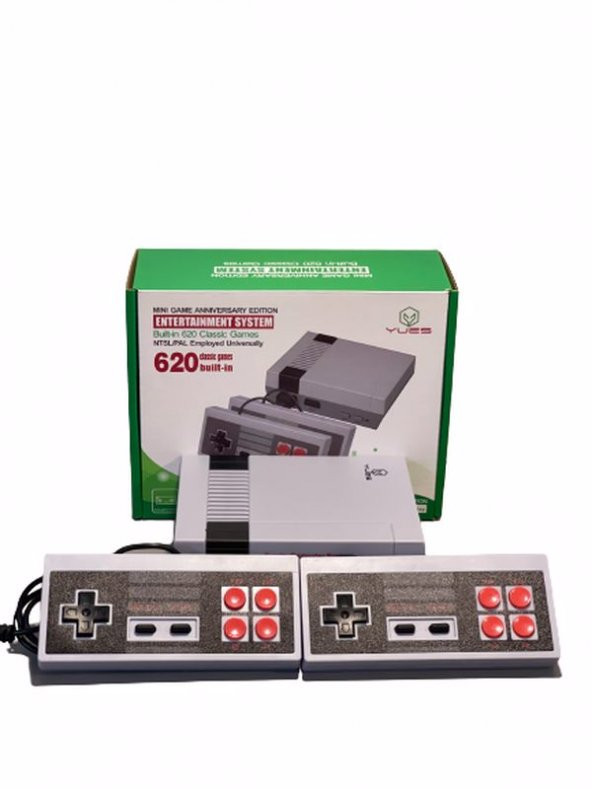 YUES Retro Mini 620 Oyunlu Atari Nostalji Oyun Konsolu ürün görseli 1