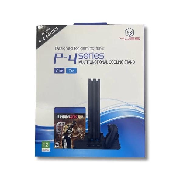 YUES Ps4 Multi Fonksiyonel Stand Fanlı Oyun Stand Şarj Standı (PS4 FAT / SLİM / PRO UYUMLU) ürün görseli 1