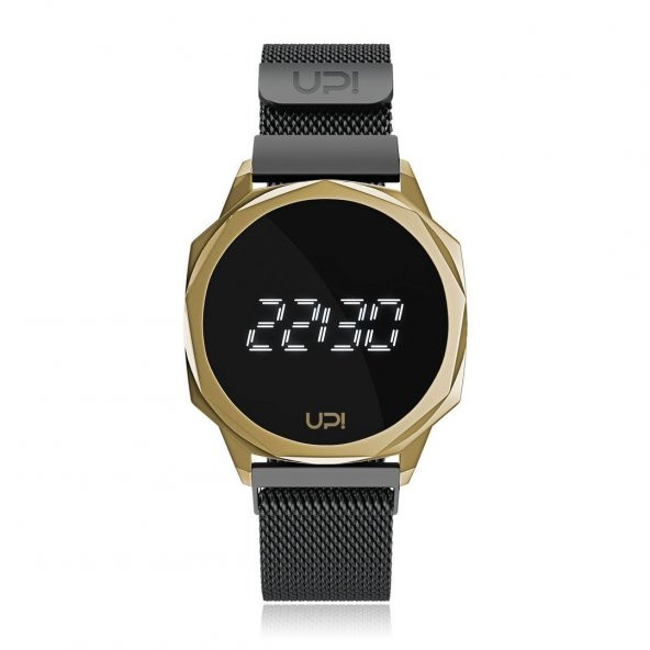 Upwatch Icon Gold-Black Loop Band Unisex Kol Saati ürün görseli 1
