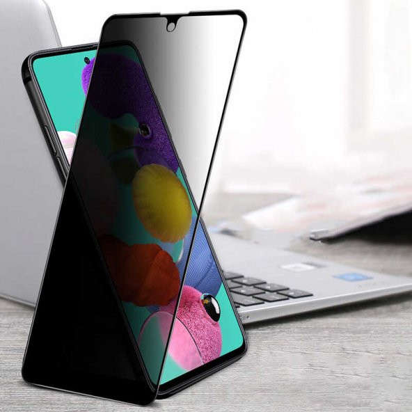 Galaxy A71 New 5D Privacy Hayalet Cam Ekran Koruyucu ürün görseli 1