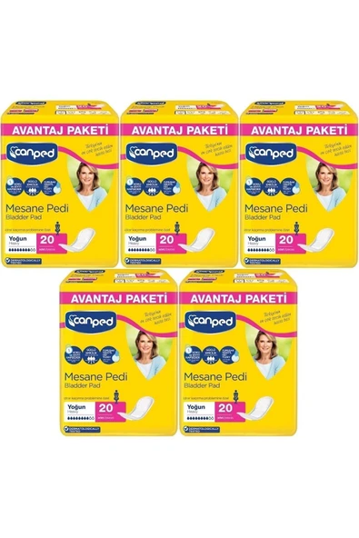 Canped MESANE PEDİ 20 Lİ LARGE (L) 5 ADET ürün görseli 1