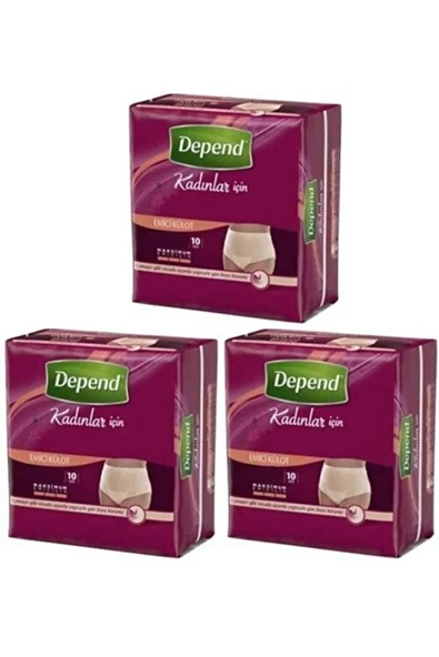 Depend Hasta Bezi Külot Kadın Xlarge 30 Adet ürün görseli 1